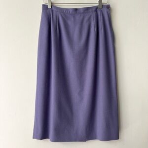 Pendleton Lavender Wool Pencil Skirt Made in USA Fully Lined with/zip